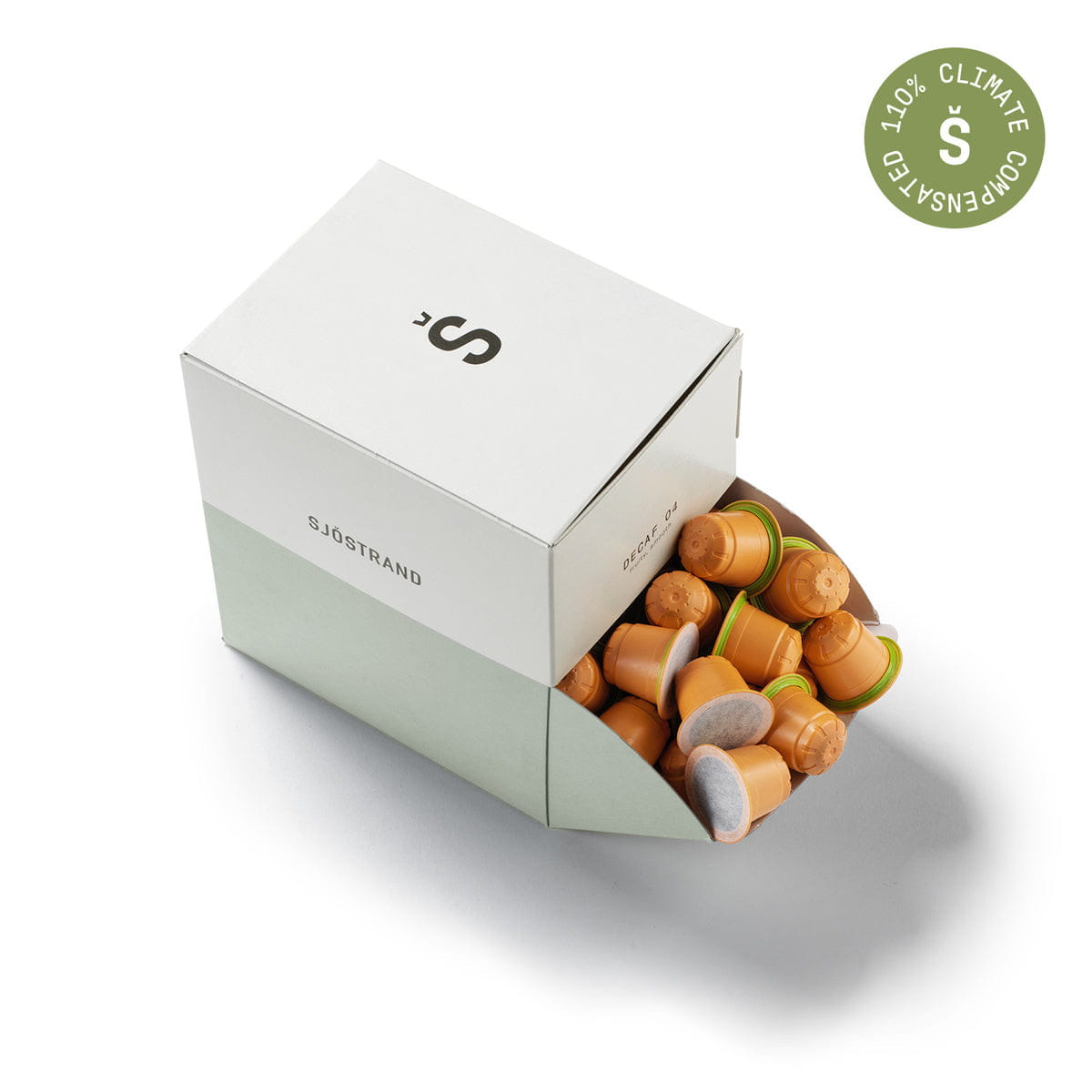 Sjöstrand Coffee Capsules 100 Pack, č. 4 Espresso Decaf