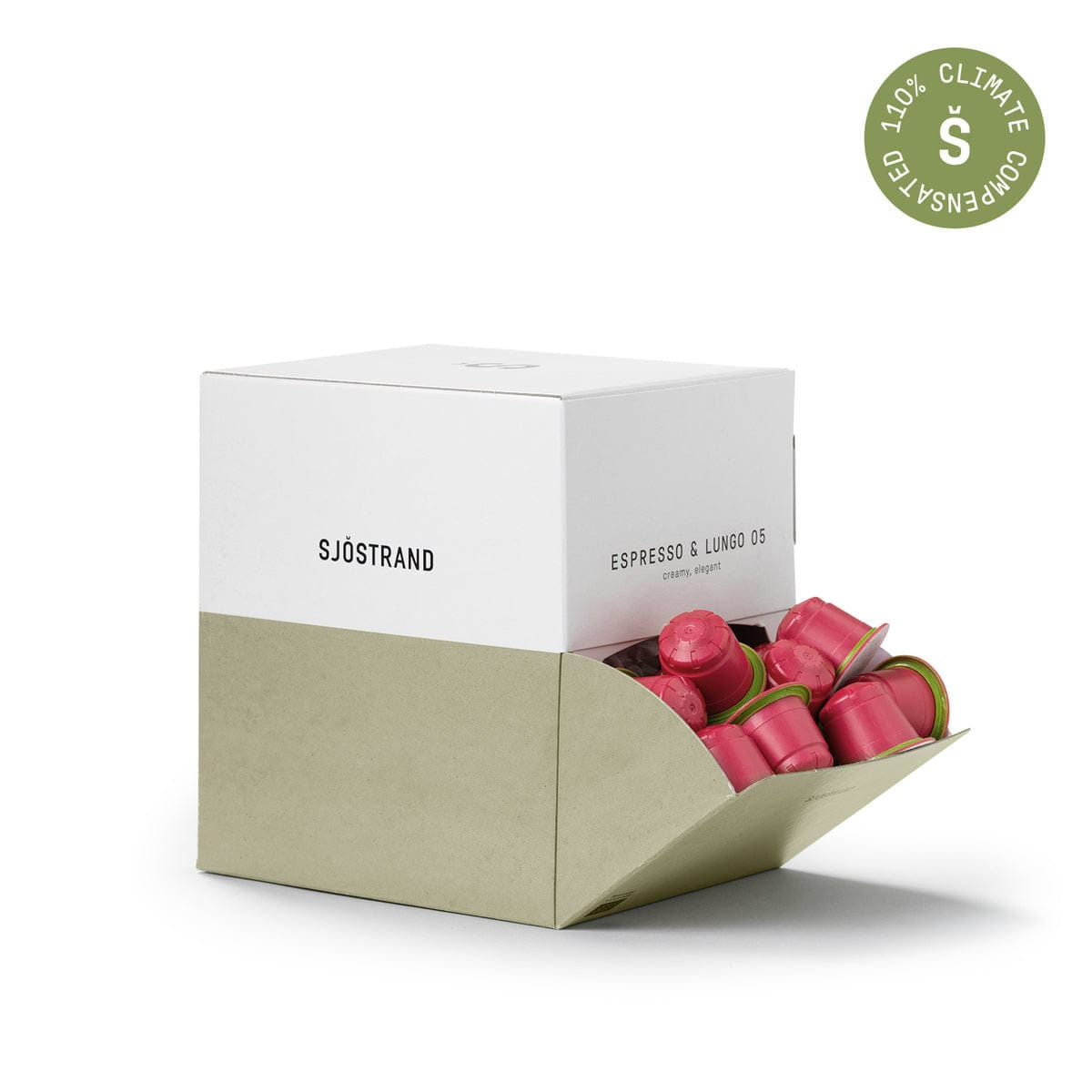Sjöstrand Coffee Capsules 100 Pack, č. 5 Espresso & Lungo