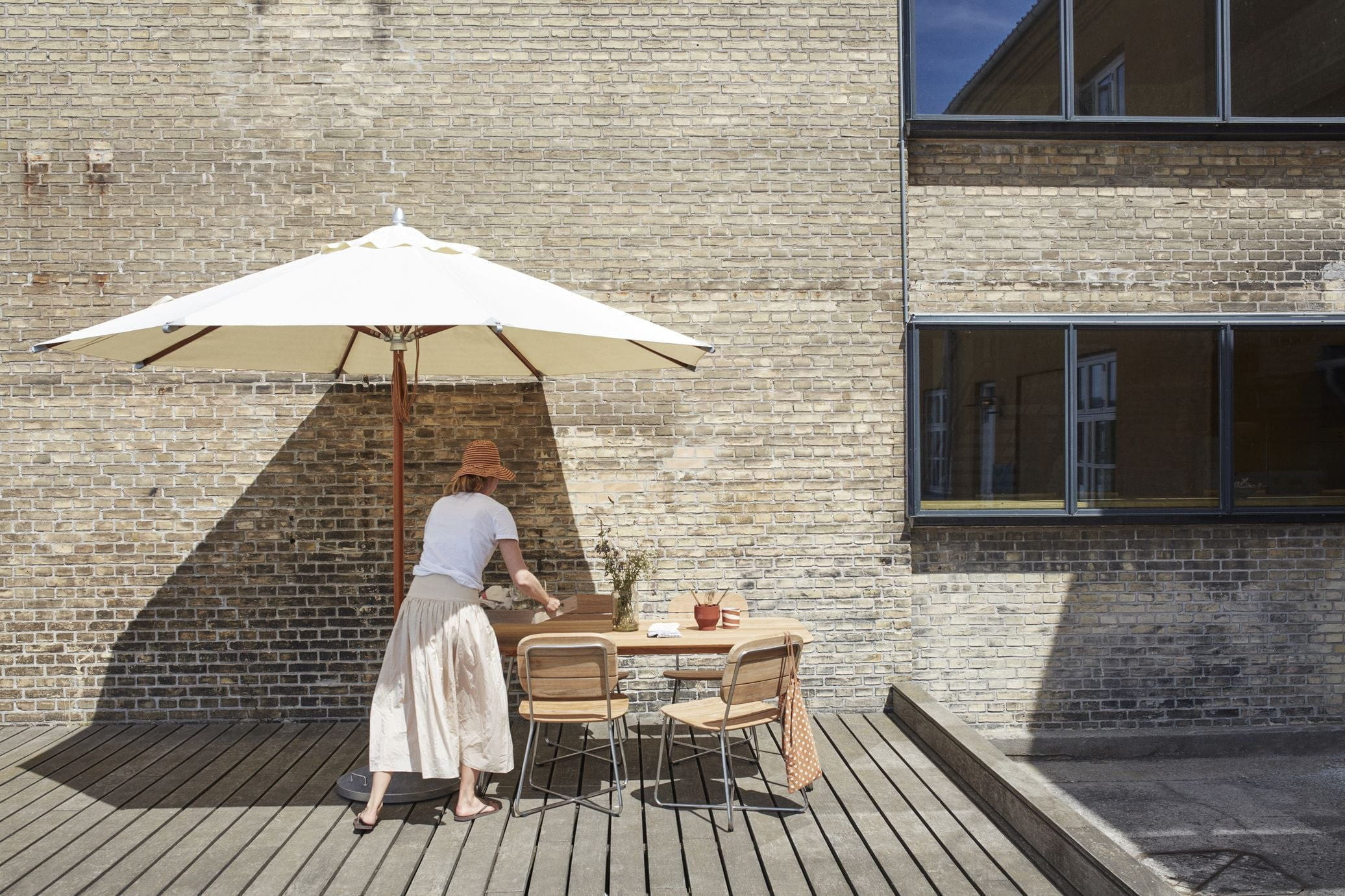 [product_category]-Skagerak Atlantis Parasol ø330 Cm, Off White-Skagerak-5706420040422-S1910090-SKA-4