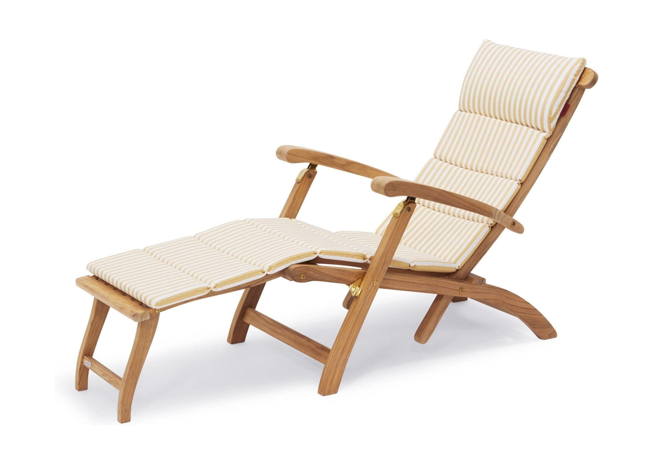 [product_category]-Skagerak Barrier Pad For Sun Lounger, Golden Yellow Stripe-Skagerak-5706420105138-1961052-SKA-1