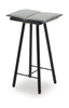 Skagerak Georg Bar Stool Low, černá/světle šedá