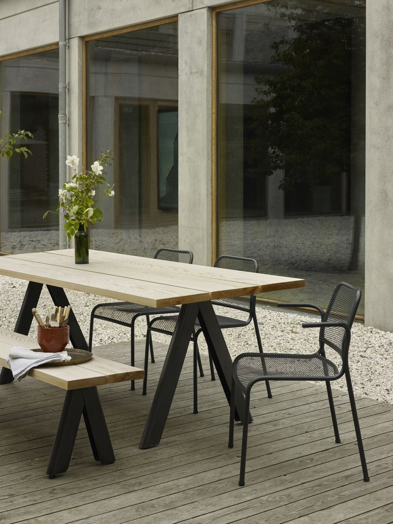 [product_category]-Skagerak Overlap Table, Hunter Green-Skagerak-5706420076032-1392002-SKA-6
