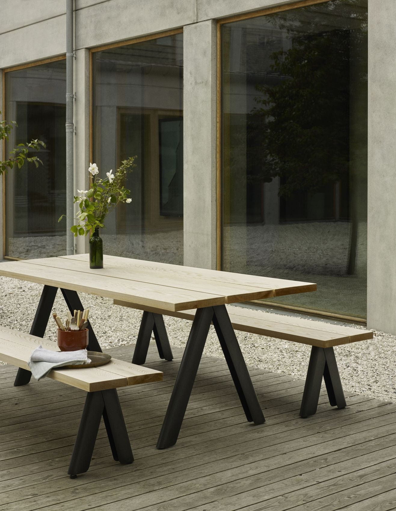 [product_category]-Skagerak Overlap Table, Hunter Green-Skagerak-5706420076032-1392002-SKA-7