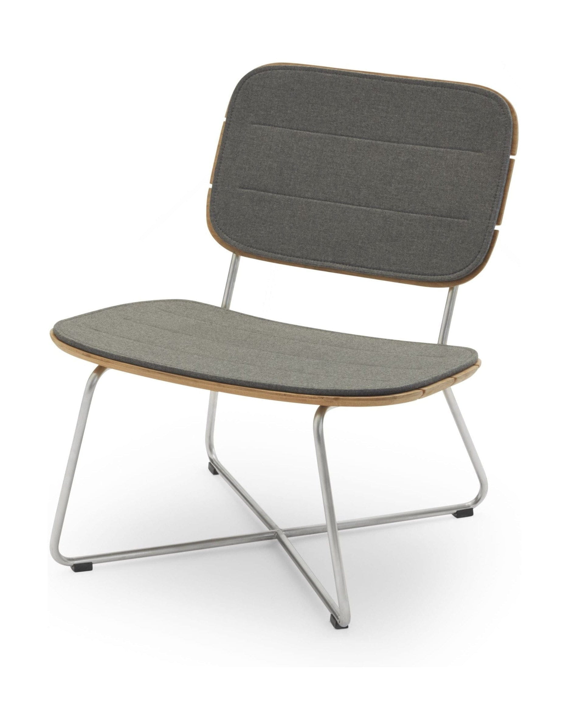 [product_category]-Skagerak Seat Cushion For Lilium Lounge Chair, Charcoal-Skagerak-5706420104179-1961030-SKA-1