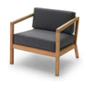 Skagerak Virkelyst fauteuil, houtskool