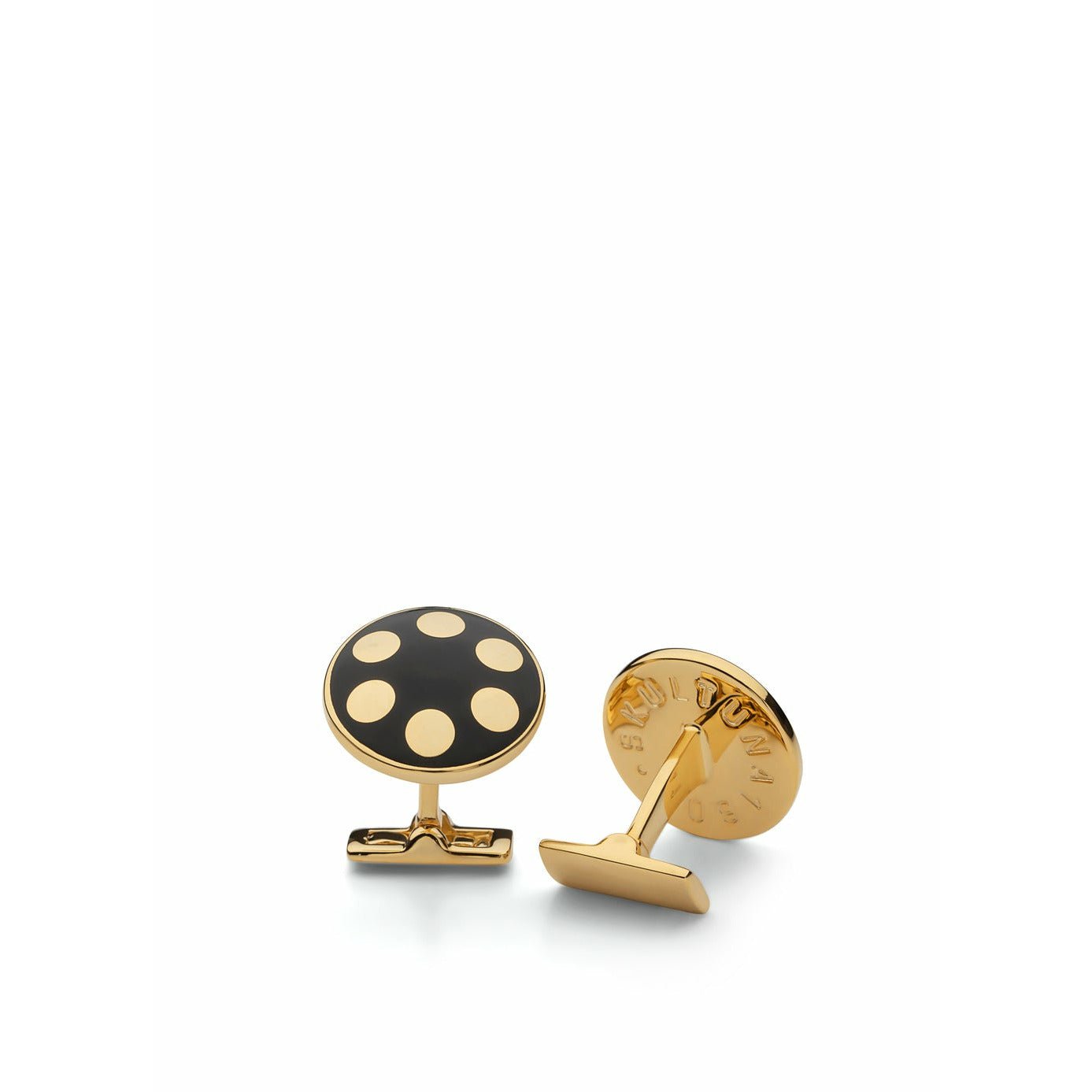 [product_category]-Skultuna Balls Cufflink Gold Plated, ø1,9 Cm-Skultuna-7340037802813-927-BL-SKU-1
