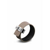 Skultunu Claps nýty tenké náramky leštěné oceli 23 mm l 17 a 18 cm, šedá