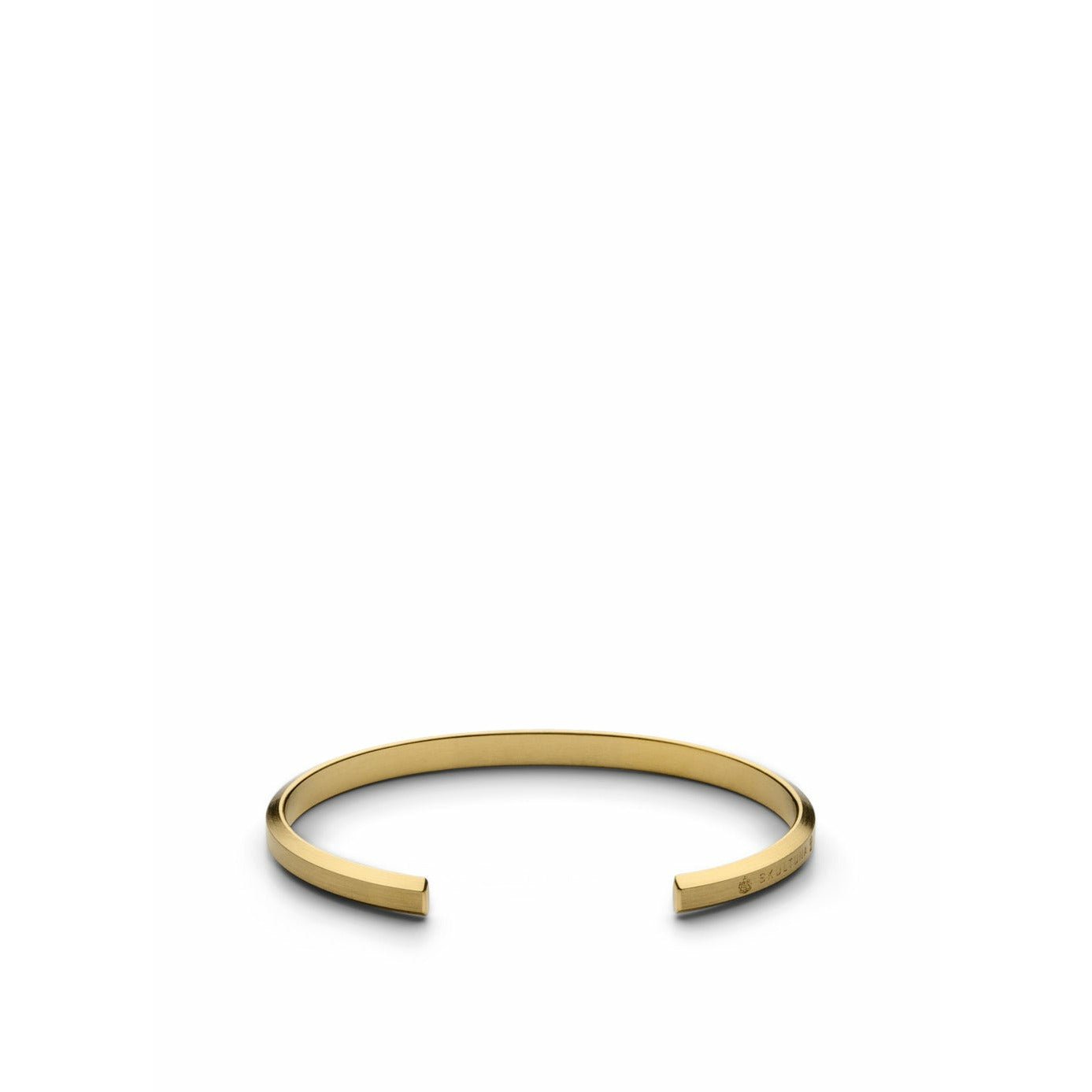 [product_category]-Skultuna Icon Thin Bracelet Medium ø16,5 Cm, Brass Matt-Skultuna-7340037816643-1448-M-SKU-1