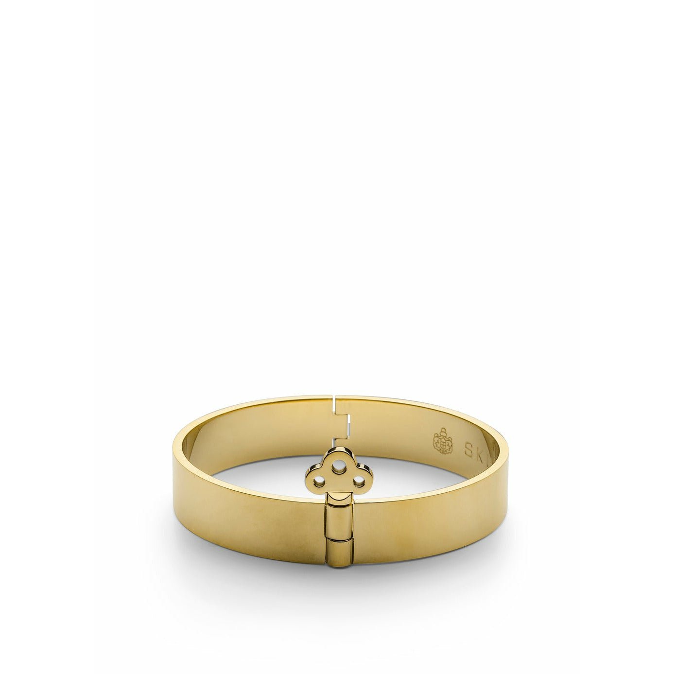 [product_category]-Skultuna Key Lock Bangle Small ø14,5 Cm, Brass-Skultuna-7340037821975-G1741-S-SKU-1