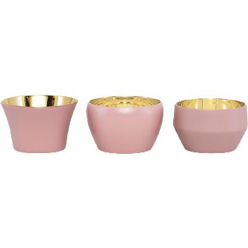 [product_category]-Skultuna Kin Tealight Holder Set Of 3, Dusty Pink-Skultuna-7340037814519-763-P-2-4-5-SKU-1