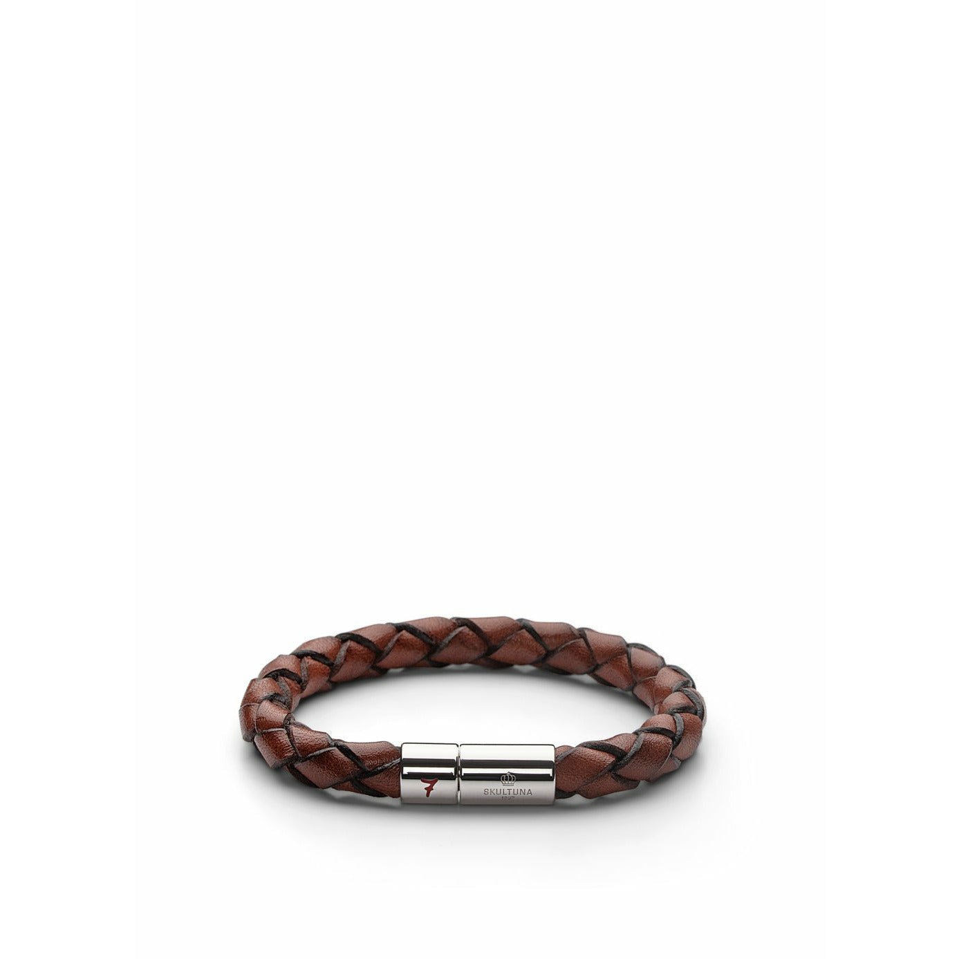[product_category]-Skultuna Lino Ieluzzi Bracelet Large ø18,5 Cm, Brown-Skultuna-7340037808334-1054-DB-L-SKU-1