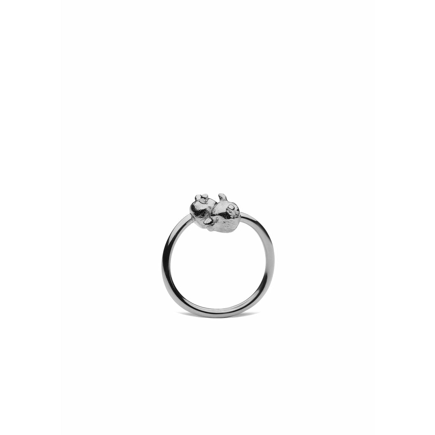 [product_category]-Skultuna Nordic Wildlife Bear Ring Medium ø1,7 Cm, Silver-Skultuna-7340037822118-1017-B-M-SKU-1