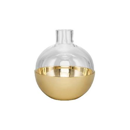 [product_category]-Skultuna Pomme Vase & Candlestick Small, Brass-Skultuna-7340037817664-651-SKU-1