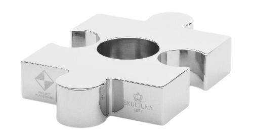 [product_category]-Skultuna Puzzle Candlestick, Steel-Skultuna-7340037825096-PP120-S-SKU-1