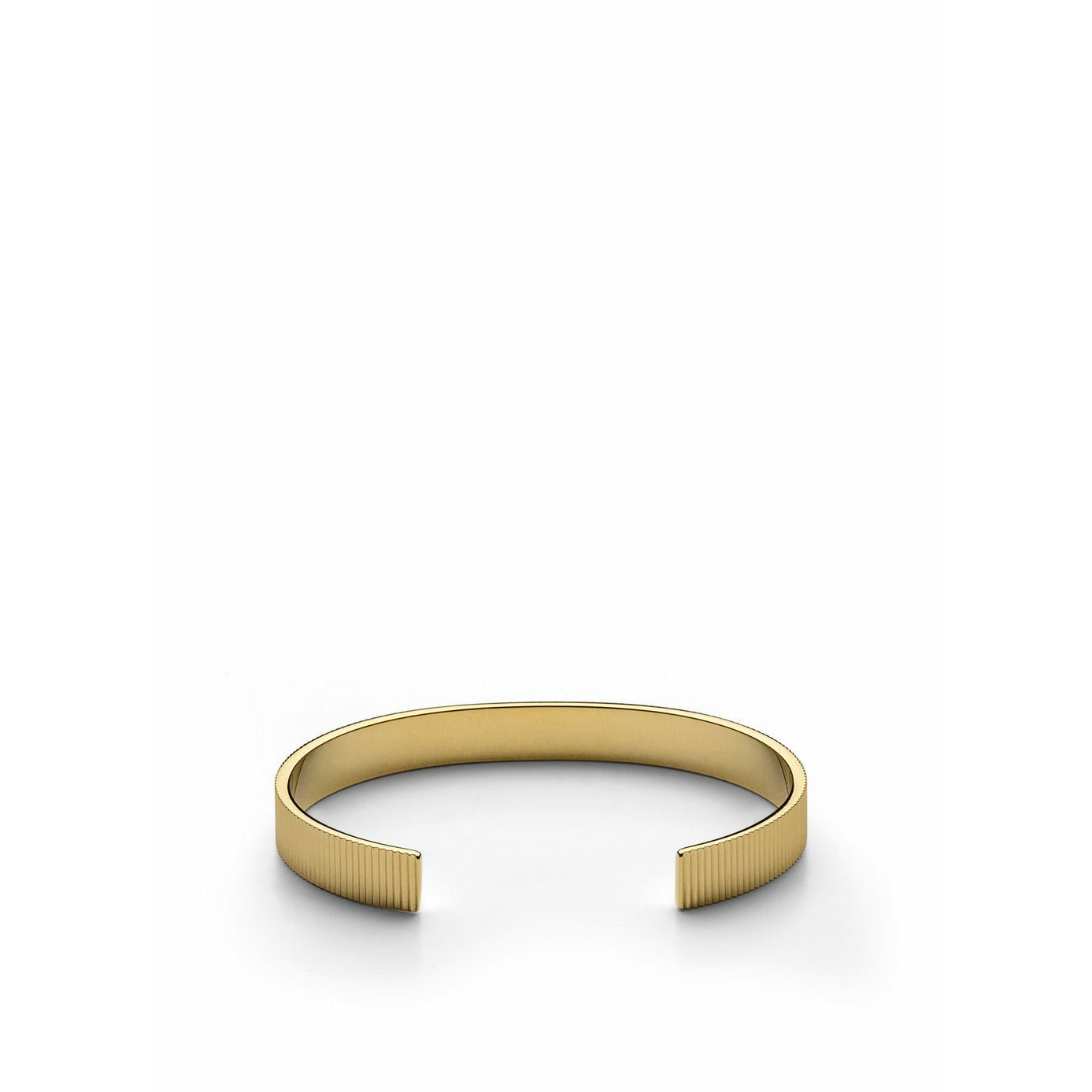 [product_category]-Skultuna Ribbed Bracelet Medium Gold Plated, ø16,5 Cm-Skultuna-7340037817138-1336-M-SKU-1