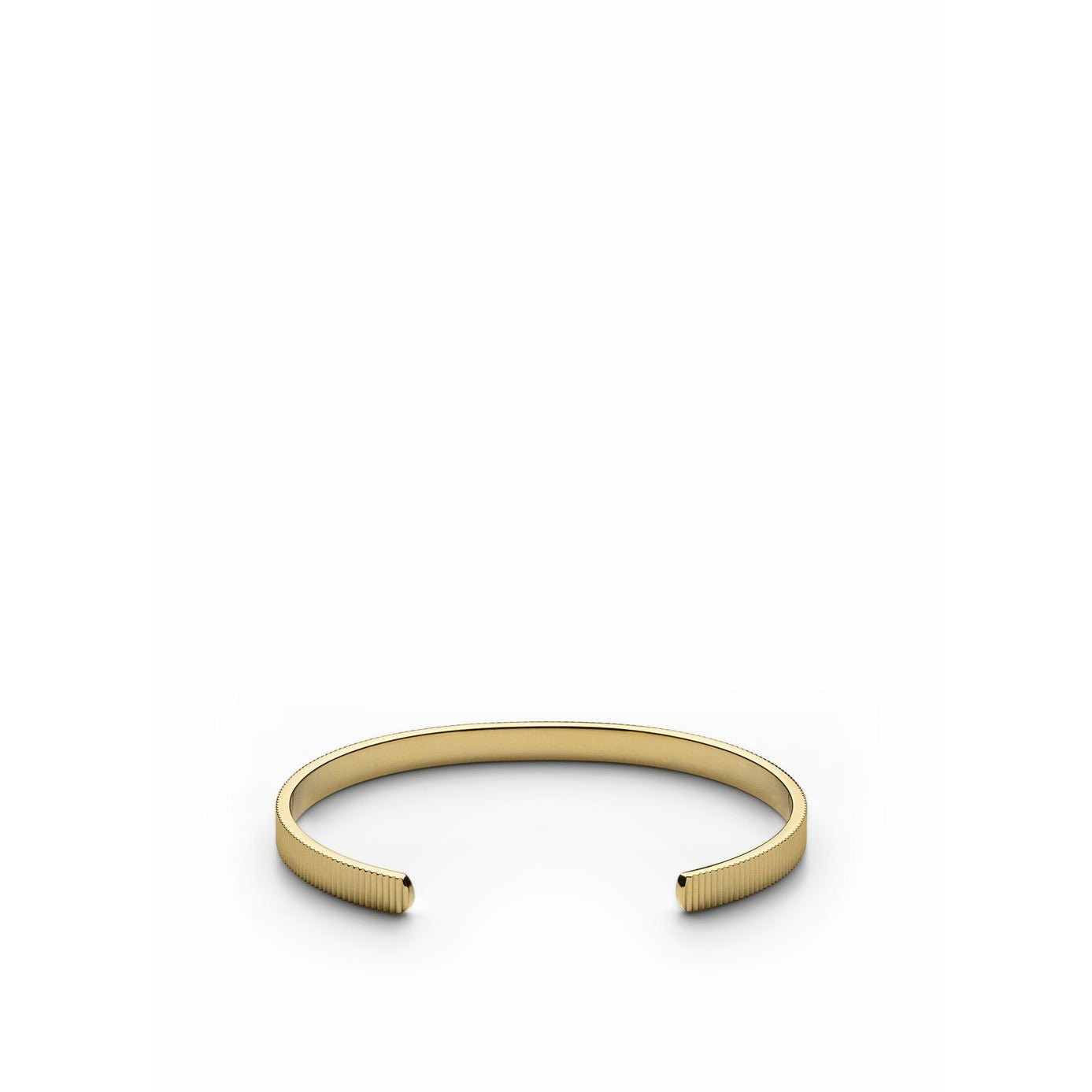 [product_category]-Skultuna Ribbed Thin Bracelet Medium Gold Plated, ø16,5 Cm-Skultuna-7340037816346-1326-M-SKU-1