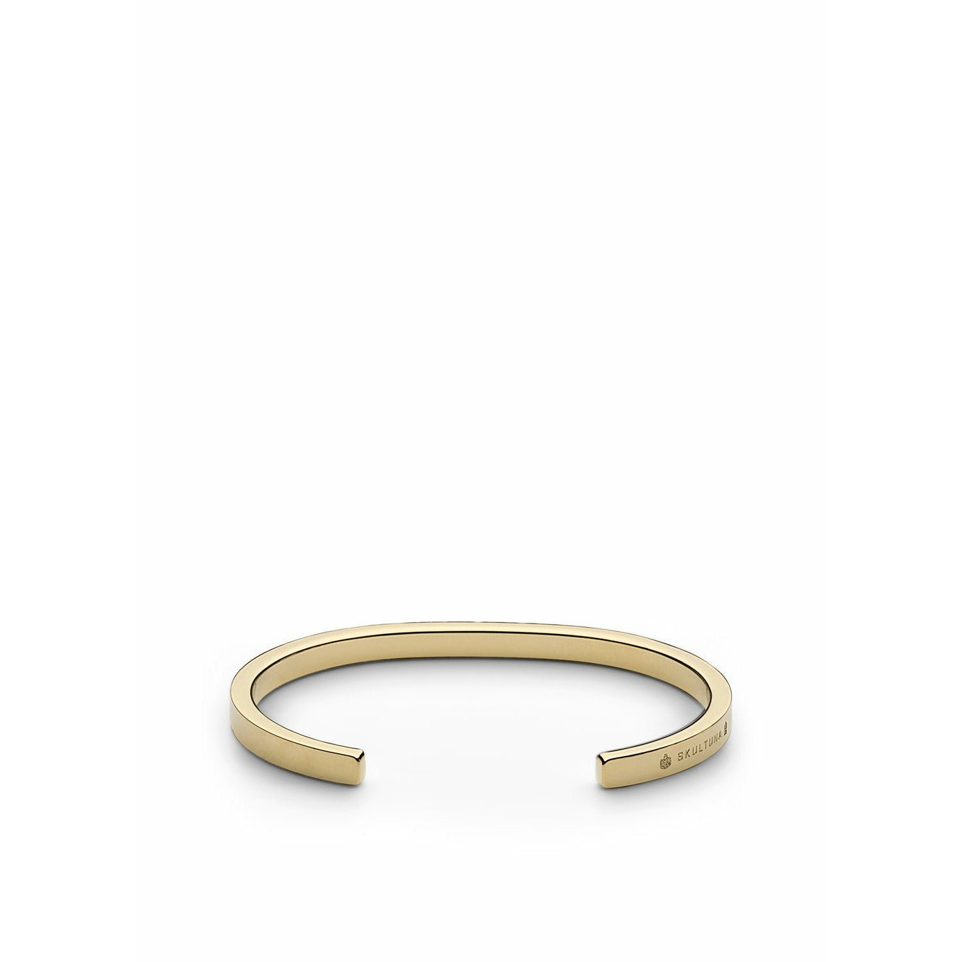 [product_category]-Skultuna Sb Thin Bracelet Medium Gold Plated, ø16,5 Cm-Skultuna-7340037815585-1416-M-SKU-1