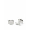 Skultuna The Black Tie Cufflink ovál, stříbrný