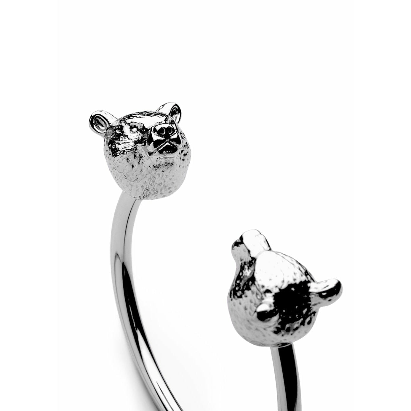 [product_category]-Skultuna The Nordic Wildlife Bear Bracelet Small Polished Steel, ø14,5 Cm-Skultuna-7340037817794-1217-B-S-SKU-2