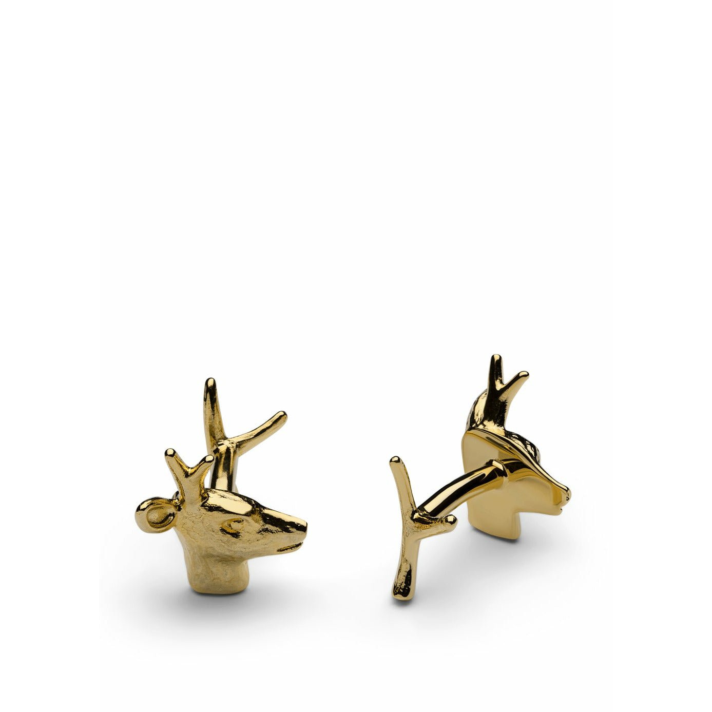 [product_category]-Skultuna The Nordic Wildlife Cufflink Deer, 316 L Steel Gold Plated-Skultuna-7340037817954-1084-G-SKU-1