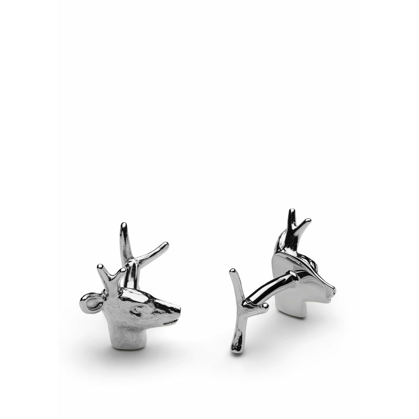 [product_category]-Skultuna The Nordic Wildlife Cufflink Deer, Polished Steel-Skultuna-7340037817961-1084-S-SKU-1