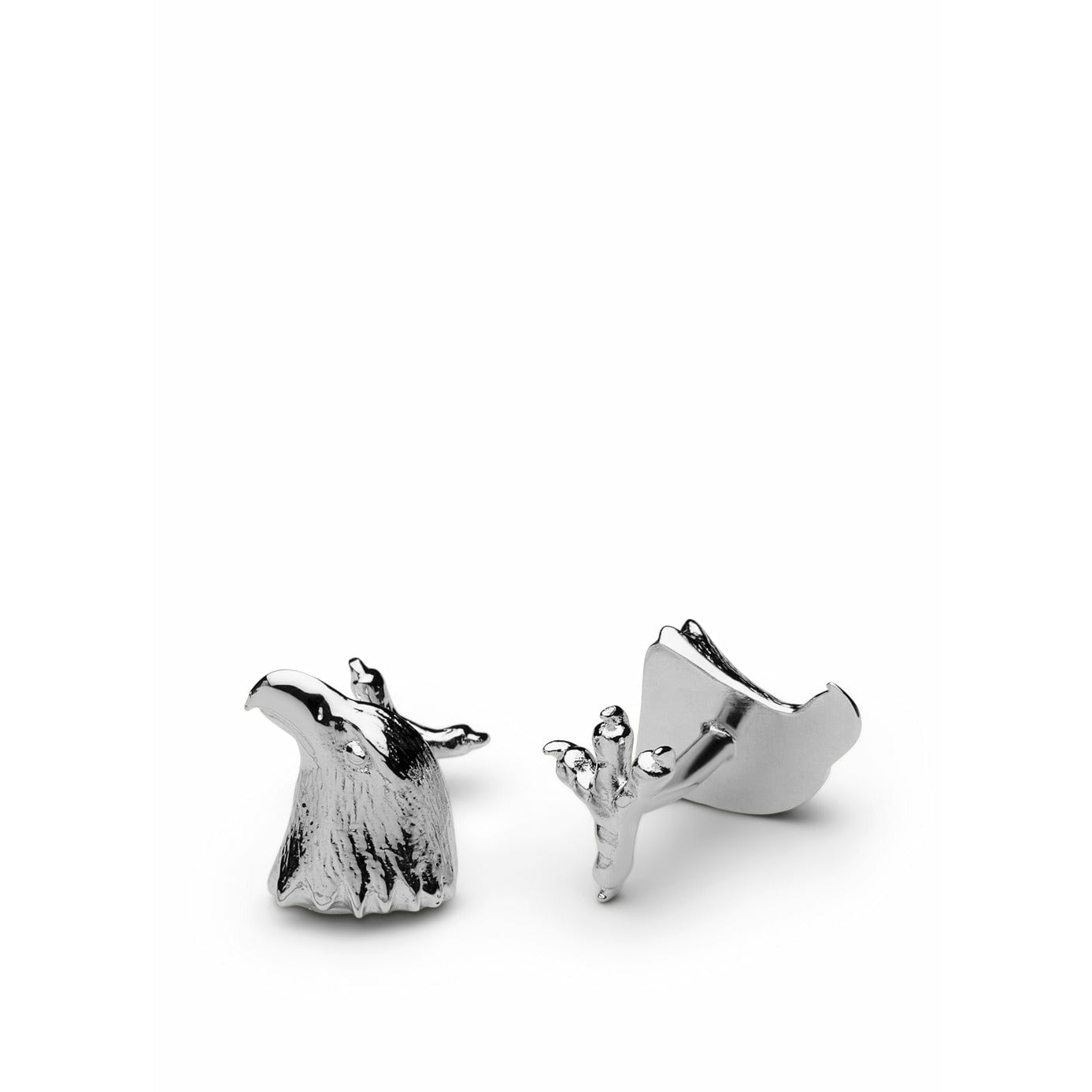 [product_category]-Skultuna The Nordic Wildlife Cufflink Eagle, Polished Steel-Skultuna-7340037817909-1081-S-SKU-1