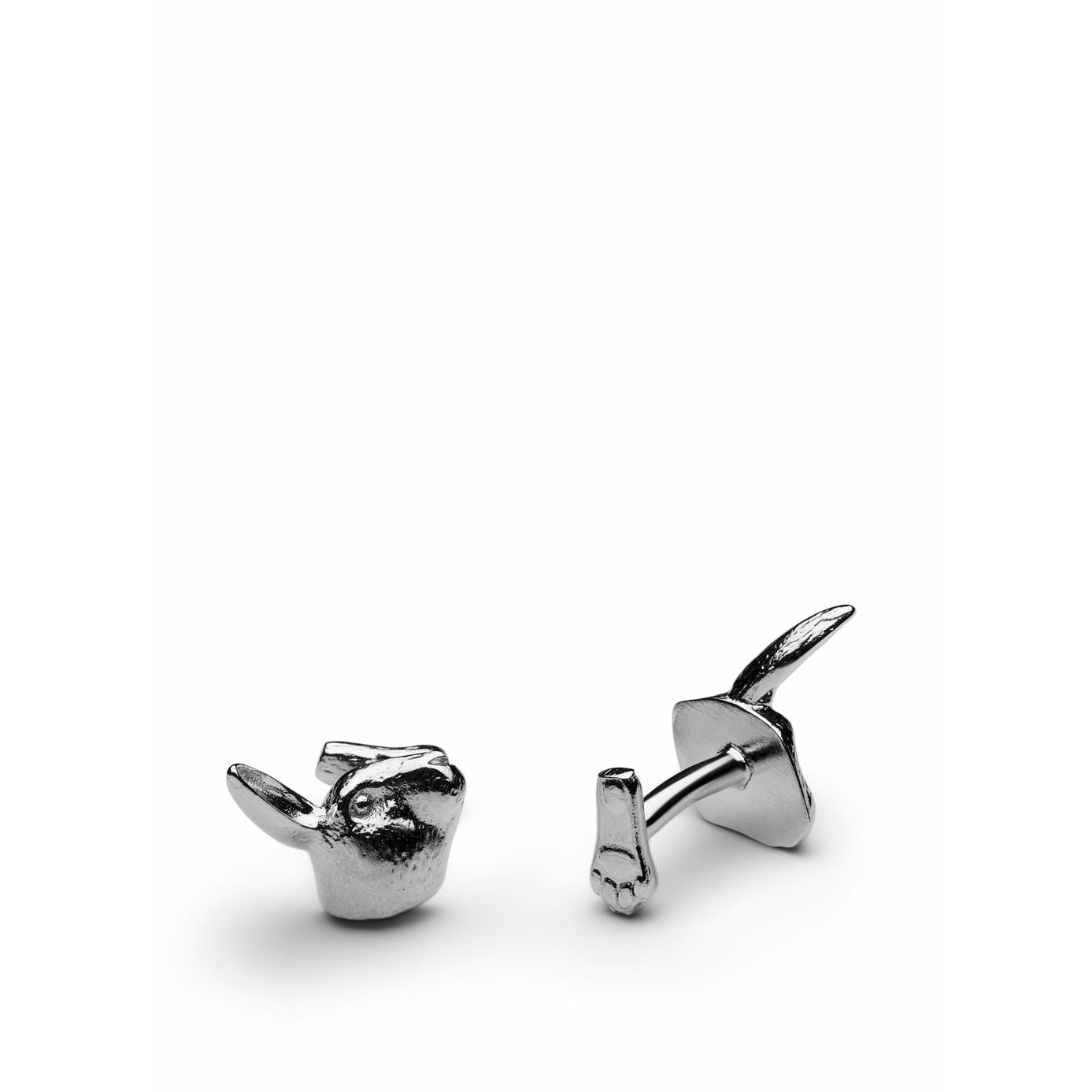 [product_category]-Skultuna The Nordic Wildlife Cufflink Rabbit, Polished Steel-Skultuna-7340037817985-1085-S -SKU-1