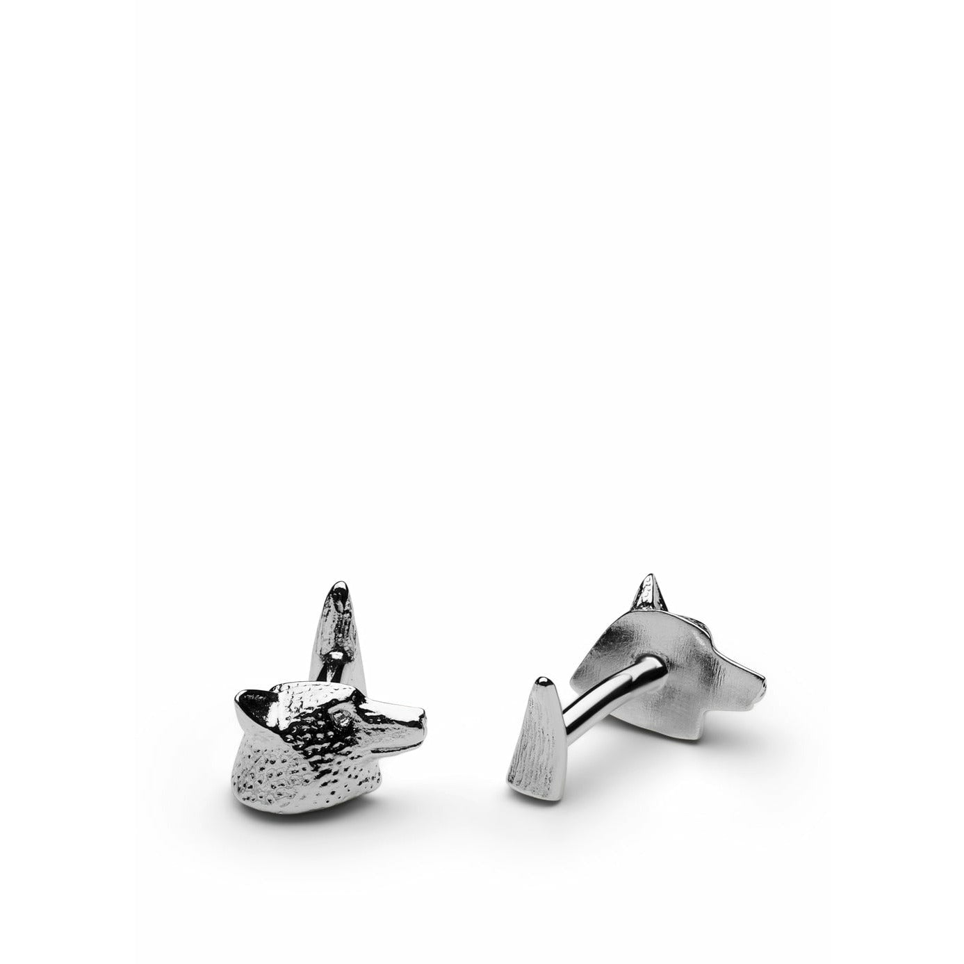 [product_category]-Skultuna The Nordic Wildlife Cufflink Wolf, Polished Steel-Skultuna-7340037817923-1082-S-SKU-1