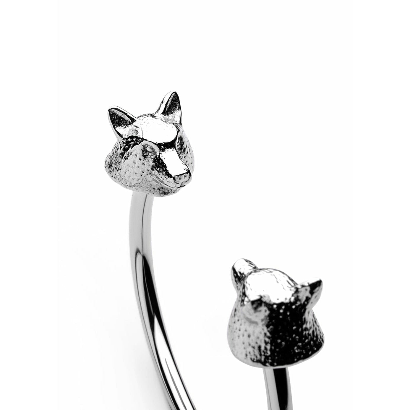 [product_category]-Skultuna The Nordic Wildlife Wolf Bracelet Small Polished Steel, ø14,5 Cm-Skultuna-7340037817756-1217-W-S-SKU-2