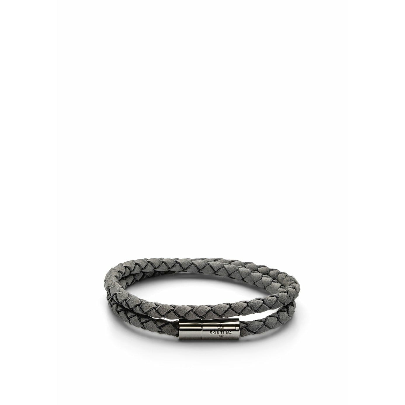 [product_category]-Skultuna The Suede Bracelet Large ø18,5 Cm, Grey-Skultuna-7340037815103-1510-GY-L-SKU-1