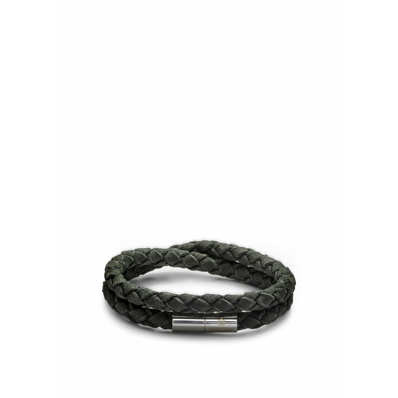 [product_category]-Skultuna The Suede Bracelet Small ø14,5 Cm, Dark Green-Skultuna-7340037817220-1510-DG-S-SKU-1