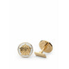 Skultuna Tudor Rose Cufflink Ø1,9 cm, bílá
