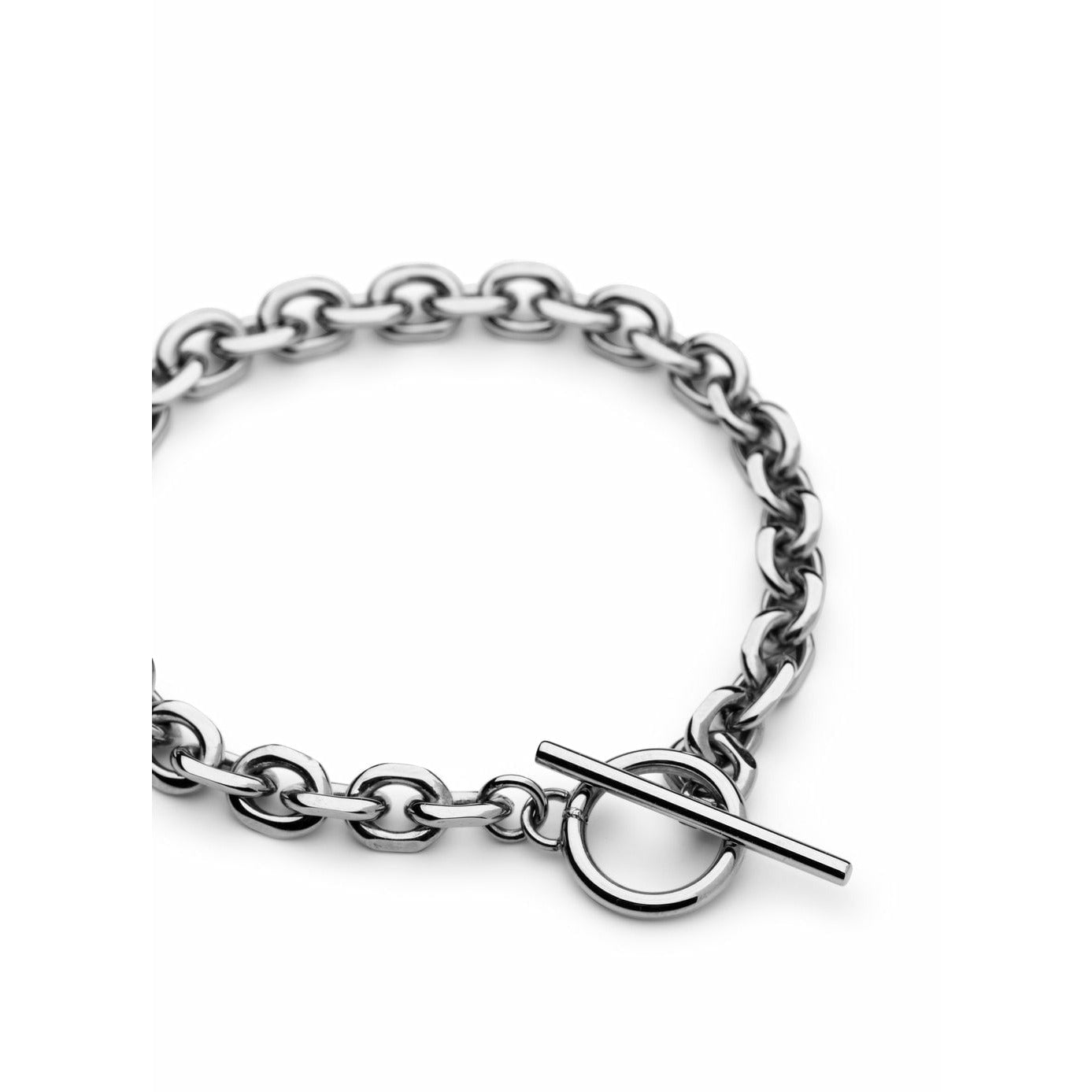 [product_category]-Skultuna Unité Chain Bracelet Medium Polished Steel, ø16,5 Cm-Skultuna-‌7340037825218-1182-L-SKU-2