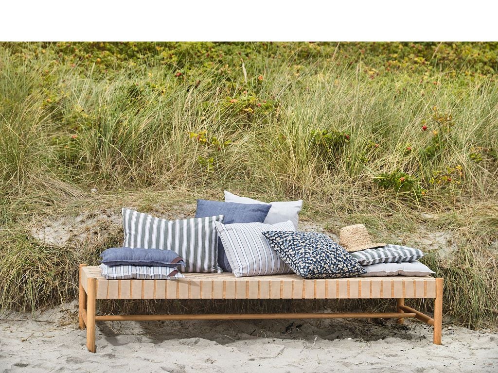 Södahl Bellis Seat Cushion, Indigo/Camel