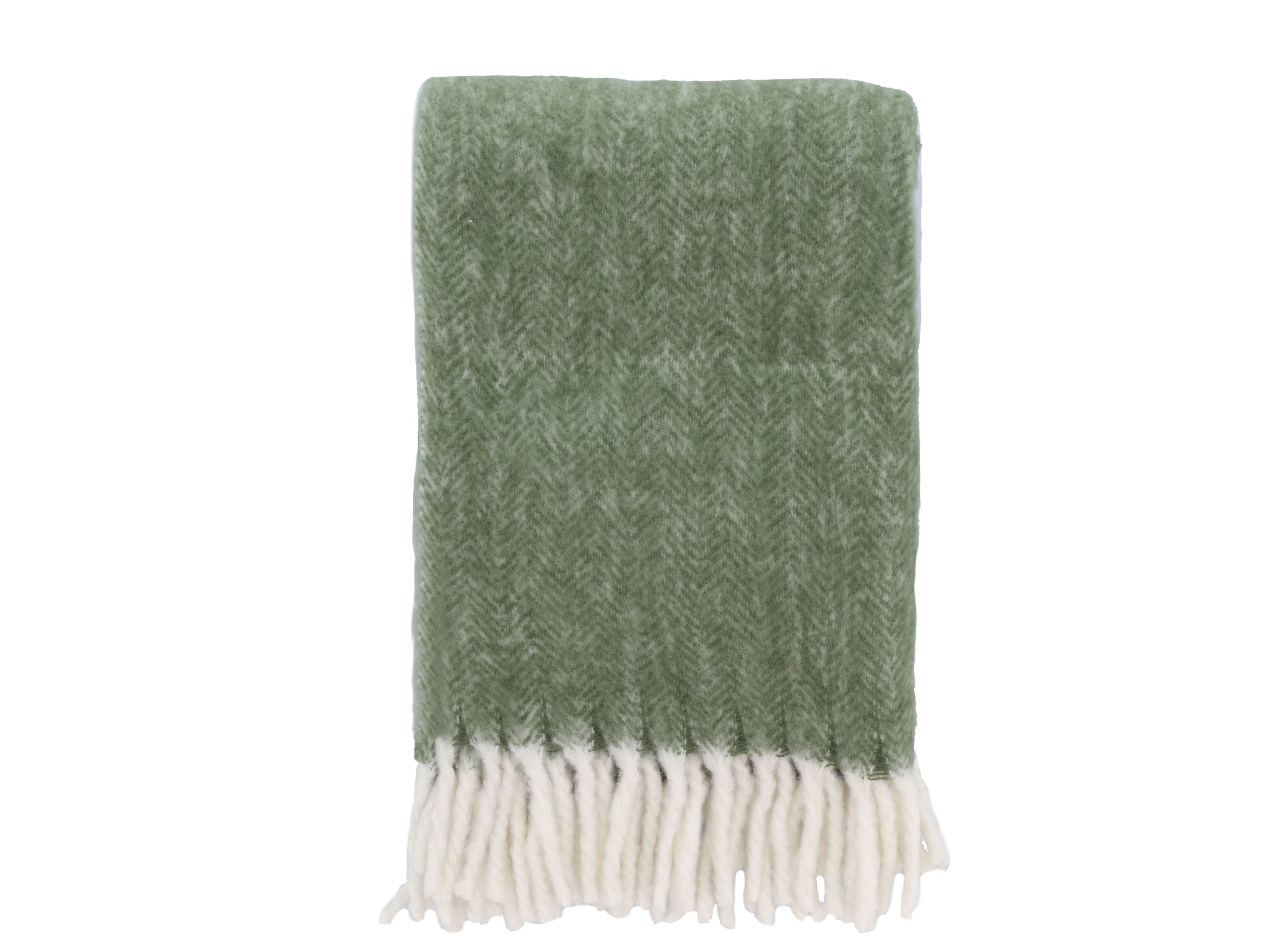 [product_category]-Södahl Brushed Blanket 150x200 Cm, Olive-Södahl-5722000267645-26764-SOD-1