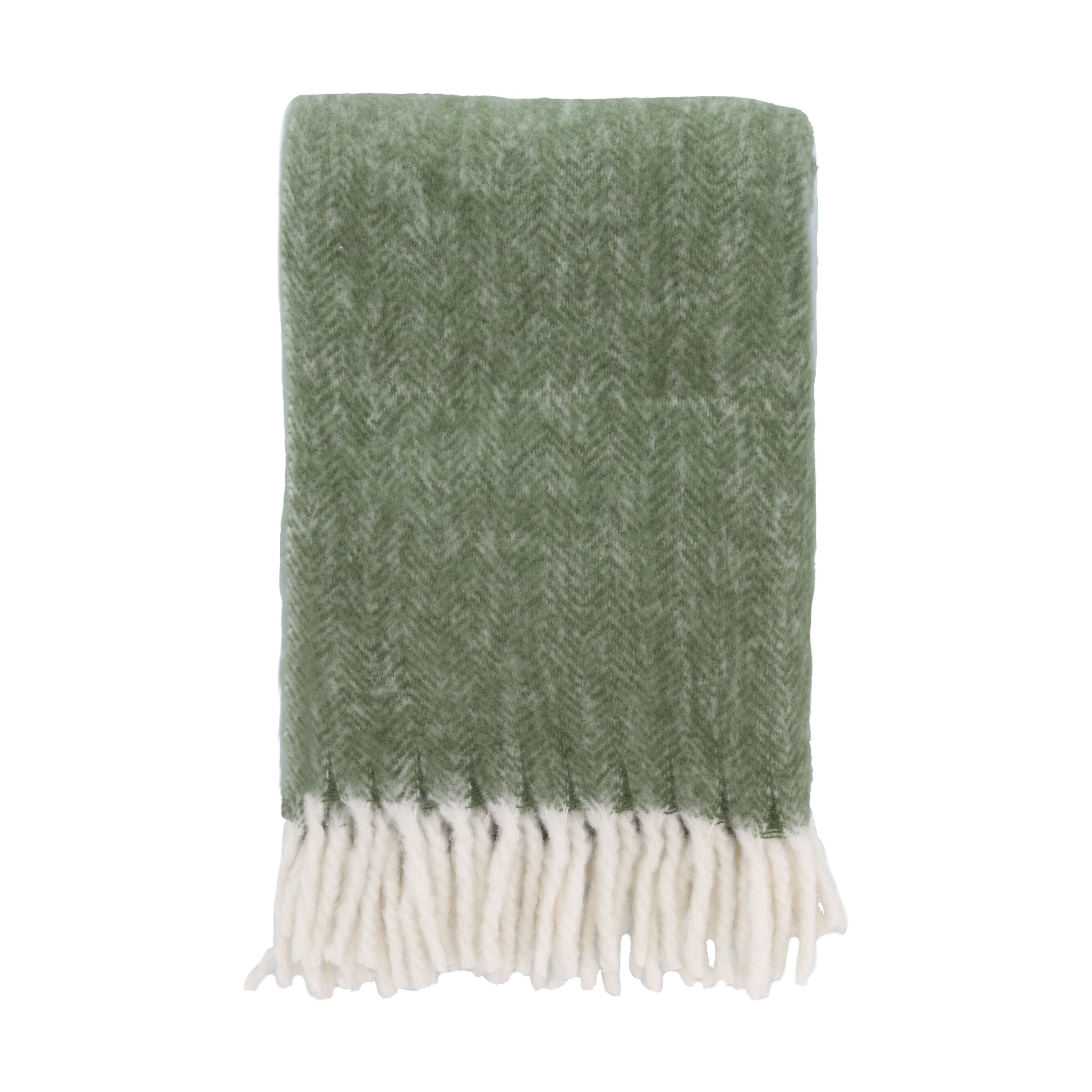[product_category]-Södahl Brushed Blanket 150x200 Cm, Olive-Södahl-5722000267645-26764-SOD-3