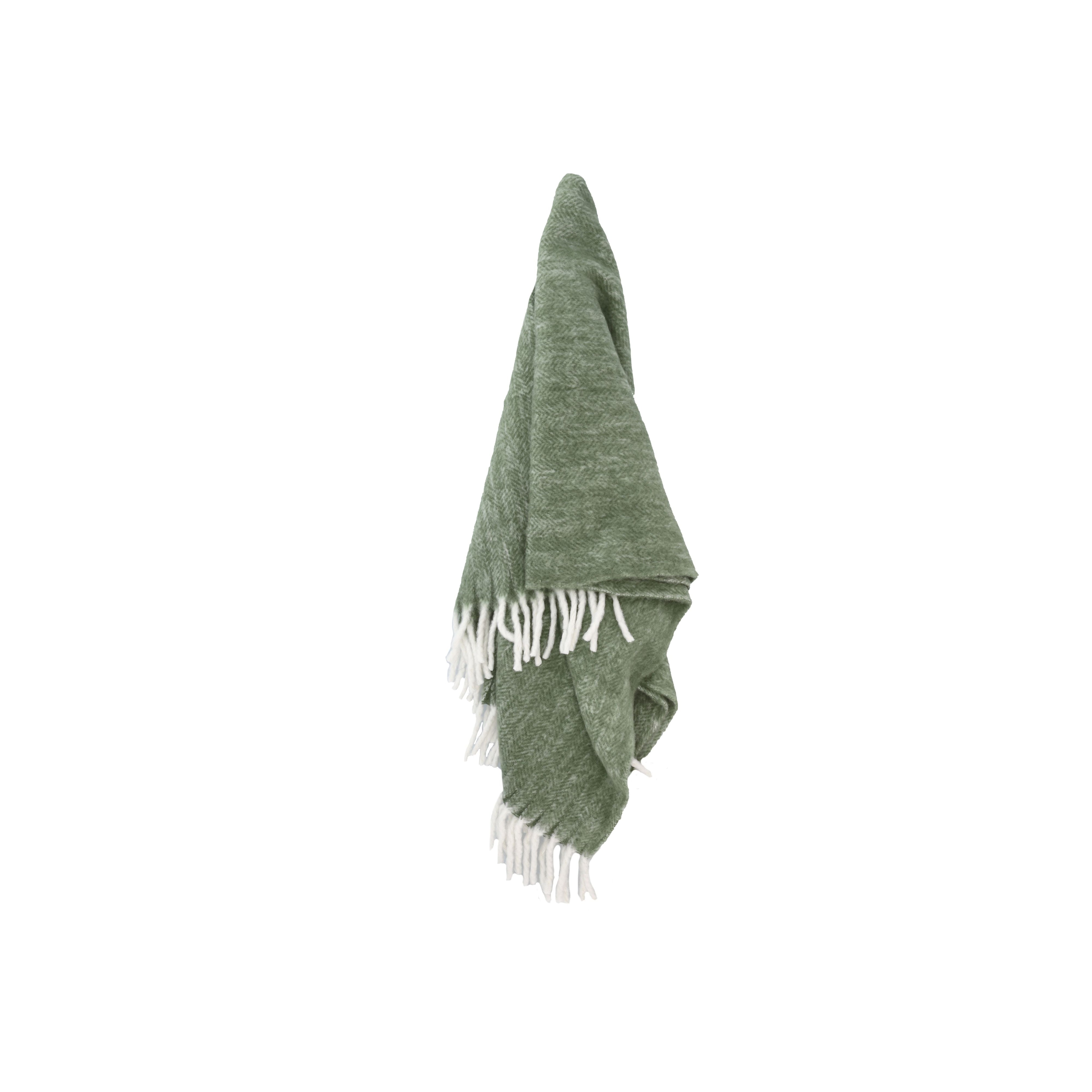 [product_category]-Södahl Brushed Blanket 150x200 Cm, Olive-Södahl-5722000267645-26764-SOD-4