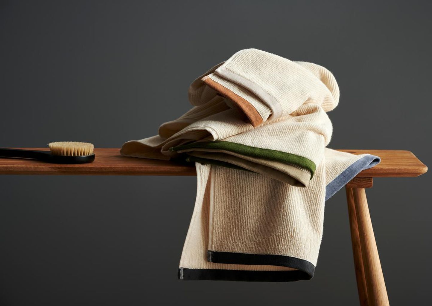 [product_category]-Södahl Contrast Towel 70x140, Olive-Södahl-5722000257400-25740-SÖD-6