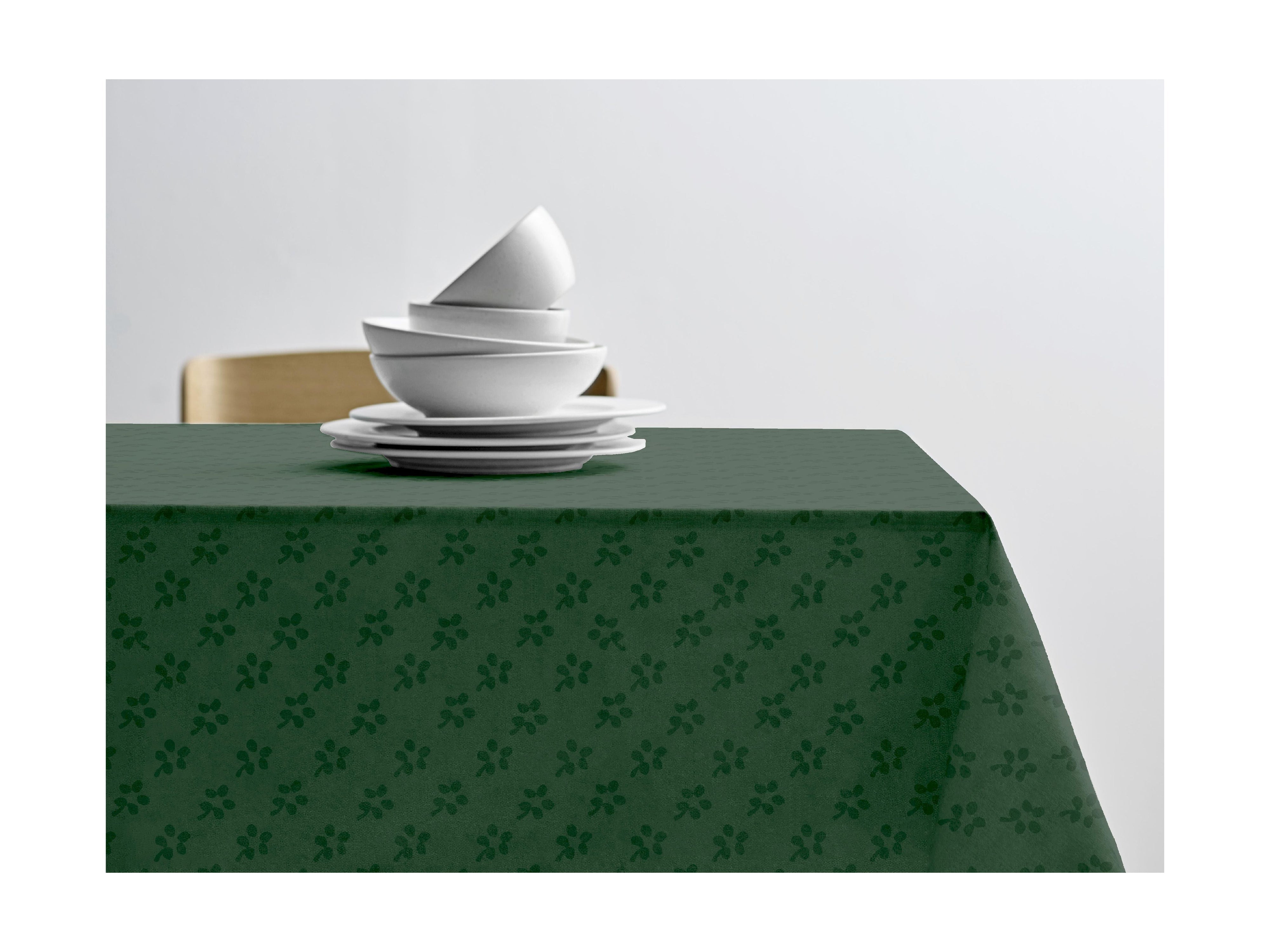 [product_category]-Södahl Forget Me Not Damask Tablecloth 140x220 Cm, Green-Södahl-5722000289425-28942-SOD-1