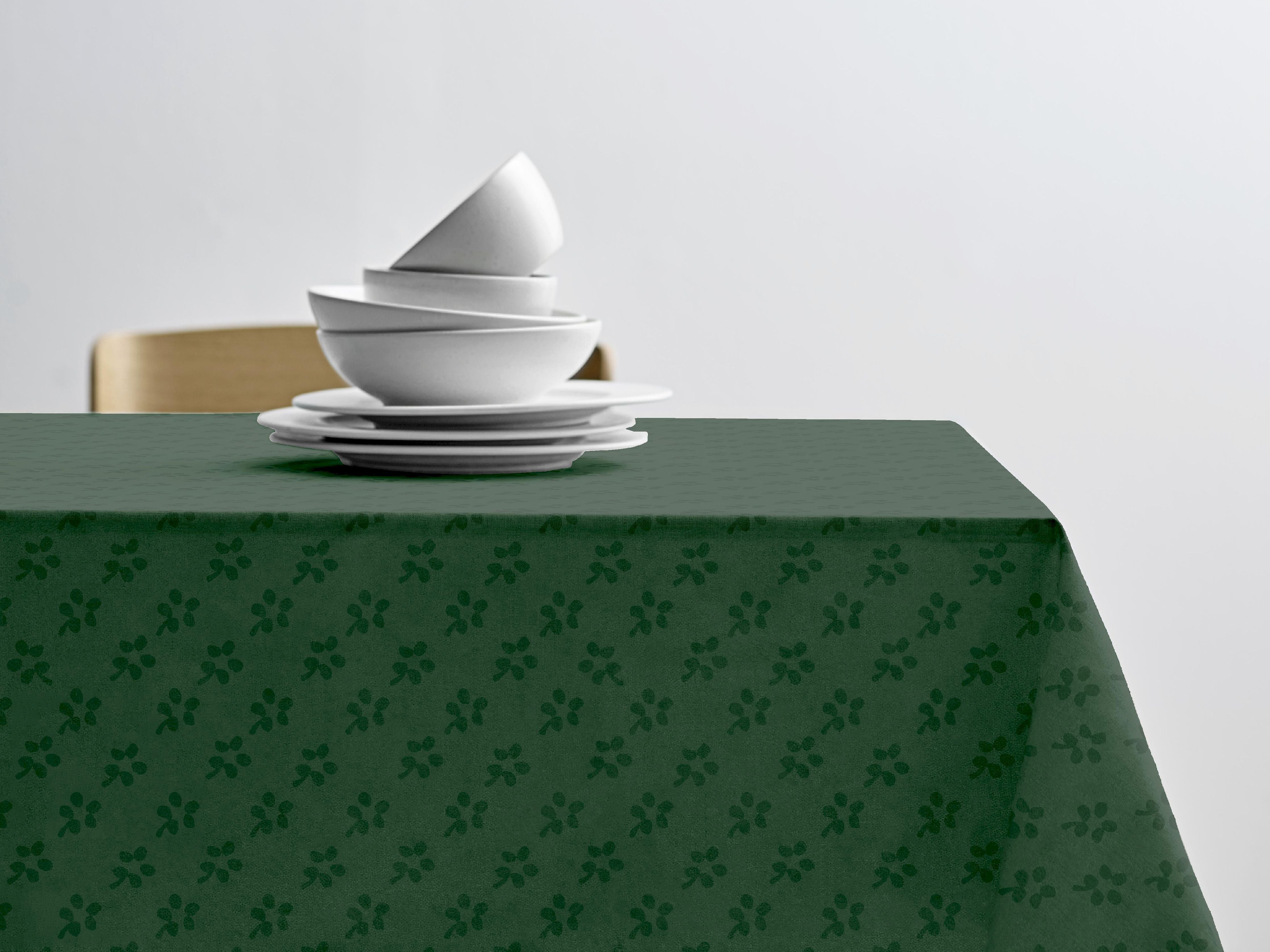 [product_category]-Södahl Forget Me Not Damask Tablecloth 140x220 Cm, Green-Södahl-5722000289425-28942-SOD-2