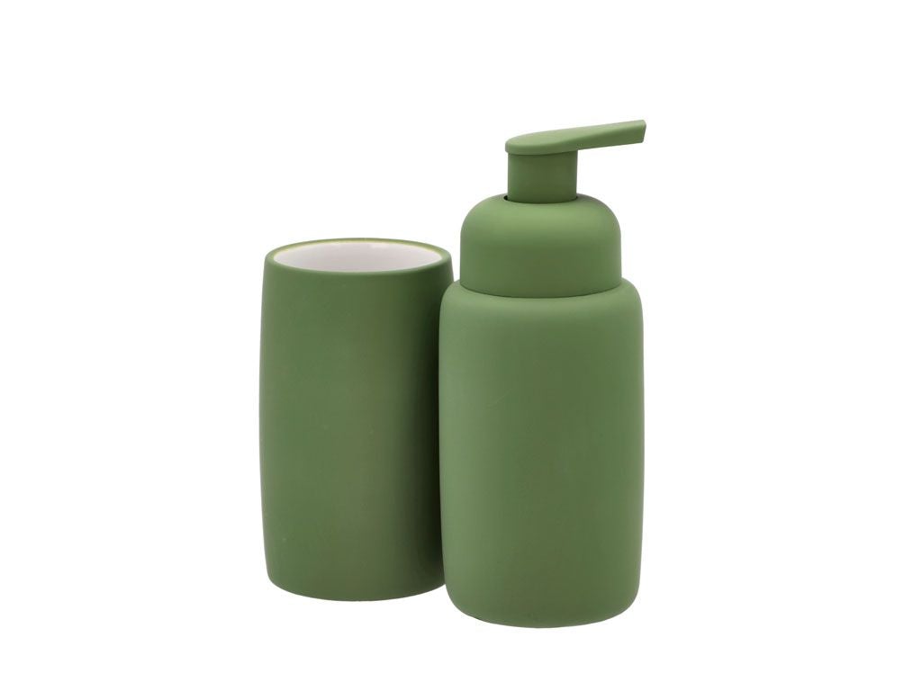 [product_category]-Södahl Mono Soap Dispenser, Olive-Södahl-5722000252160-25216-SOD-2