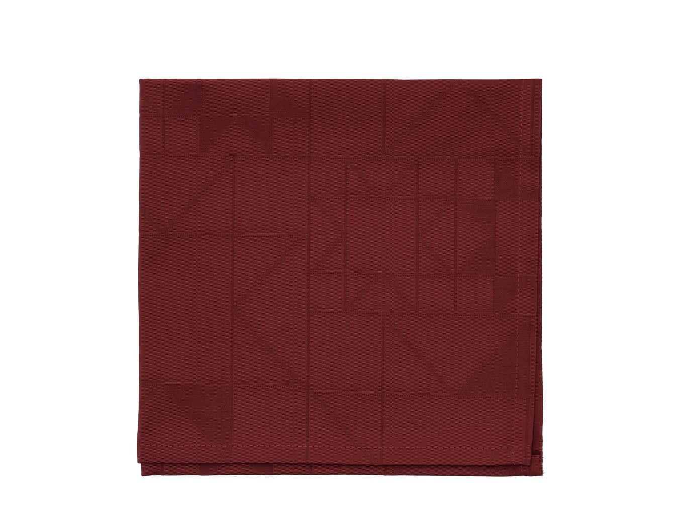 [product_category]-Södahl Napkin Star Damask Napkin 4 Pcs., Red-Södahl-5722000271932-27193-SÖD-2