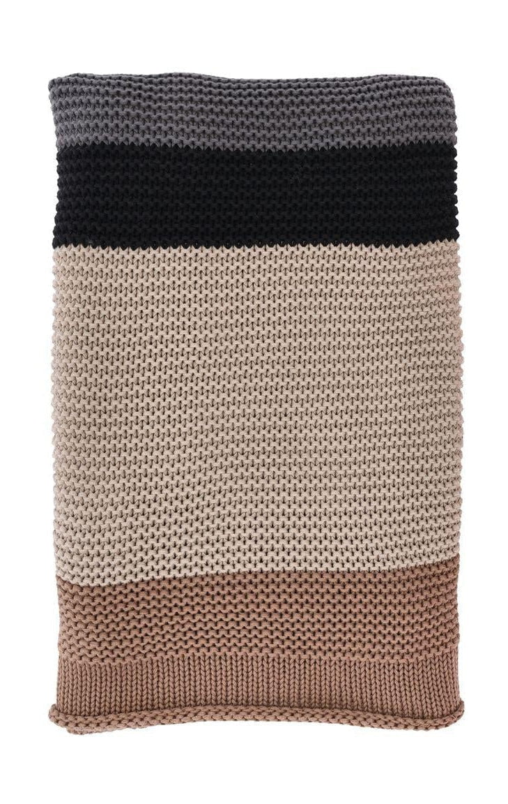 [product_category]-Södahl Plaid 130x170 Ball Knit, Brown/Gray-Södahl-5722000267232-26723-SÖD-1