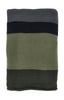 Södahl Plaid 130x170 pletení, lesní zelená/černá