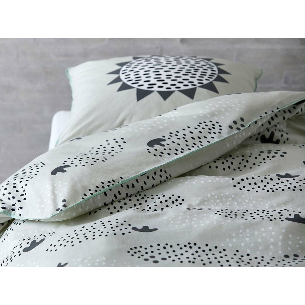 [product_category]-Södahl Raindrops Bed Linen 140x100 Cm, Black-Södahl-5722007140071-714007-SOD-2