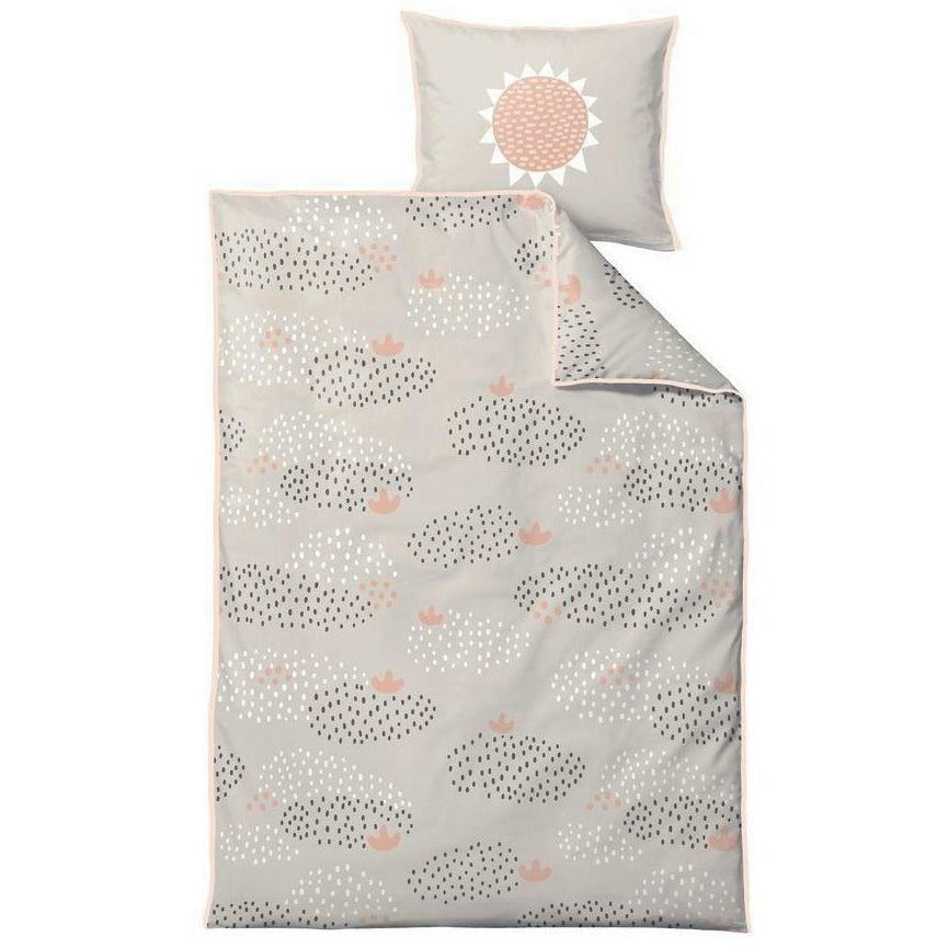 [product_category]-Södahl Raindrops Bed Linen 140x100/40x45 Cm, Pastel-Södahl-5722007140101-714010-SOD-1