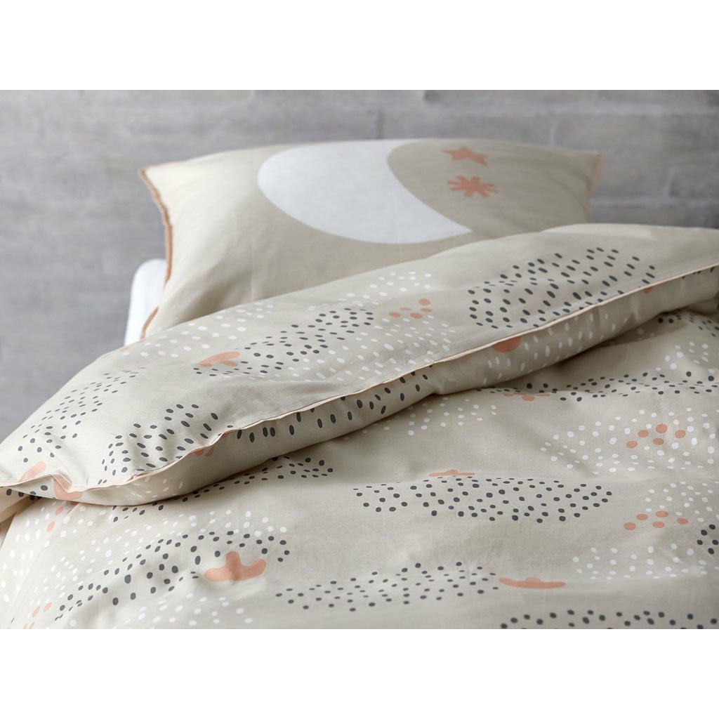 [product_category]-Södahl Raindrops Bed Linen 140x100/40x45 Cm, Pastel-Södahl-5722007140101-714010-SOD-2