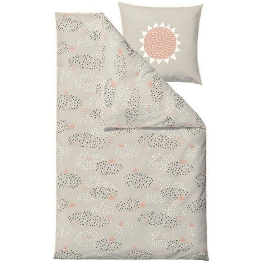 [product_category]-Södahl Raindrops Bed Linen 200x140/60x63 Cm, Pastel-Södahl-5722007140118-714011-SOD-1