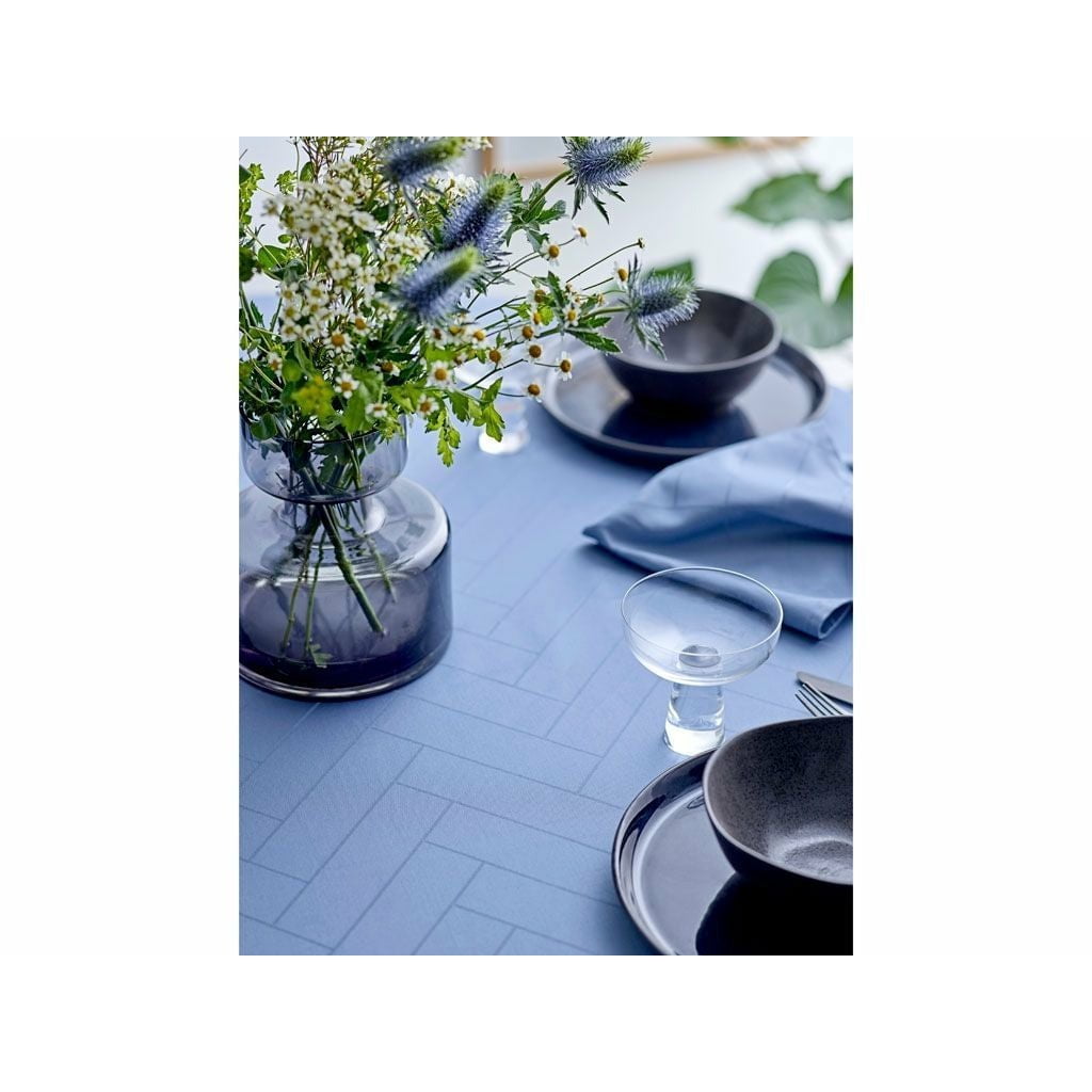 [product_category]-Södahl Tiles Damask Tablecloth 370x140 Cm, Sky Blue-Södahl-5722000247708-24770-SOD-2
