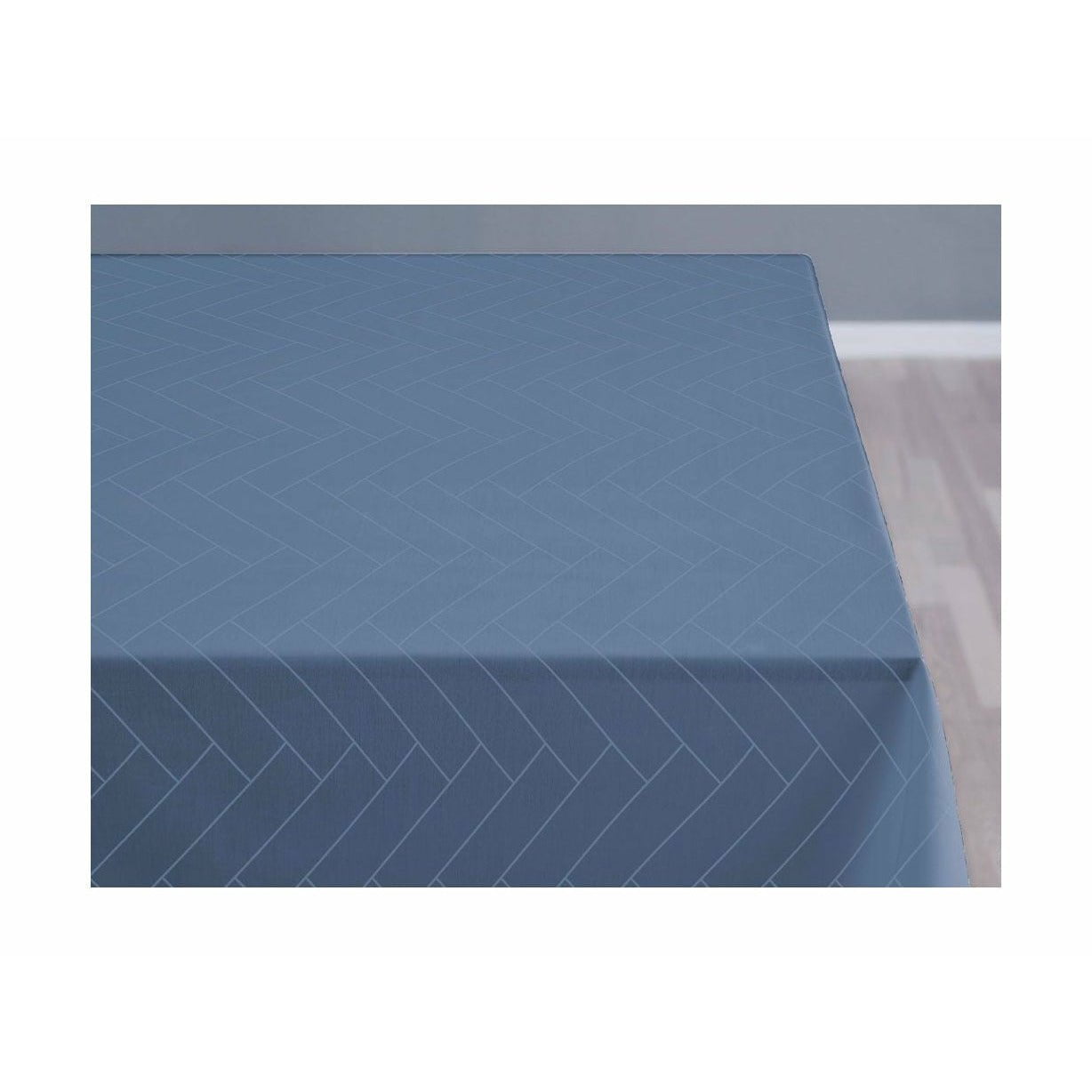 [product_category]-Södahl Tiles Damask Tablecloth ø 160 Cm, Sky Blue-Södahl-5722000247715-24771-SOD-1
